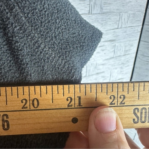 The North Face gray Fleece 1/4 Zip fall winter pull over activewear ashleisure - Picture 7 of 9
